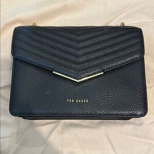 Ted Baker Black Leather Crossbody Bag